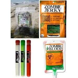   with Zombie Jerky, Zombie Skin (Nori), Zombie Blood and Foaming Candy