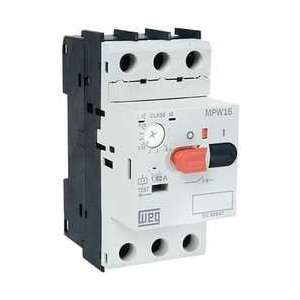 WEG 12G610 IEC Manual Starter, Push Button, 45mm, 10A  