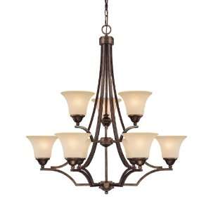  Capital Lighting 4029RT 107 Towne and Country 9 Light 