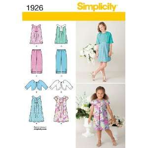  Simplicity Sewing Pattern 1926 Childs and Girls 