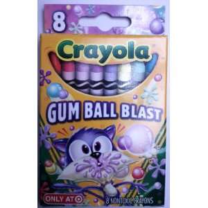  Crayola Crayons  8pack GUM BALL BLAST Toys & Games