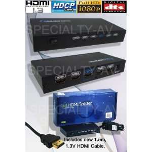   Splitter Distributor, HDCP, 1080p, 1.3v, 3D capable