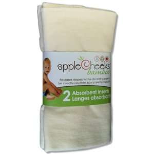  AppleCheeks One Size 2 Layer Rayon from Bamboo Inserts, 2 