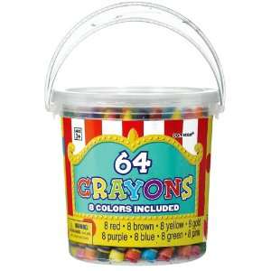  Lets Party By Amscan Bucket of Assorted Crayons 
