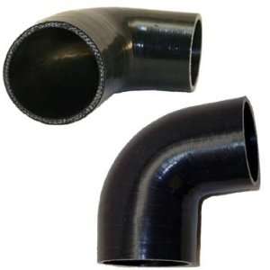  Silicone Reducer, 90° bend   2.75 to 2.5   Black 