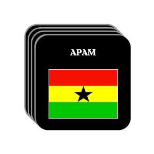  Ghana   APAM Set of 4 Mini Mousepad Coasters Everything 