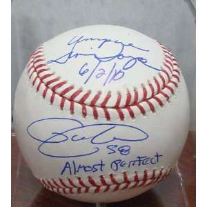  Armando Galarraga & Jim Joyce   L.E. /50 Autographed 