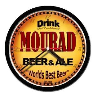  MOURAD beer and ale cerveza wall clock 