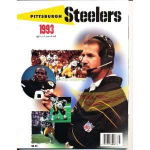  1993 Pittsburgh Steelers Official Yearbook Sports 