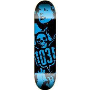  1031 Tijuana Terror Deck 8.25 Blue Skateboard Decks 
