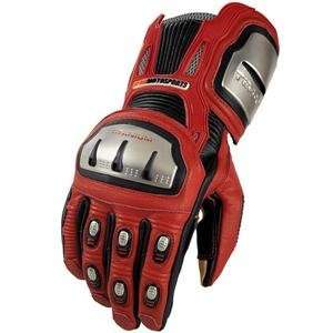  Icon TiMax TRX Gloves   Small/Red Automotive