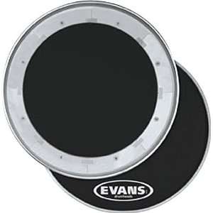  Evans MX2 Black Marching Bass Drum Head, 24 Inch Musical 