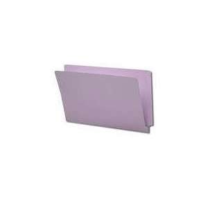  Smead Colored End Tab File Folder, Lavender, Legal Size 