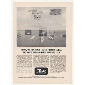  1961 Navy Anti Submarine Warfare Bendix Radar Sonar Print 