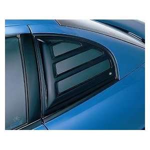  Auto Ventshade 83227 Black Louvered Aeroshade Automotive