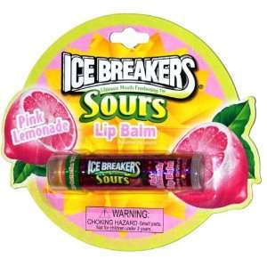  Ice Breakers Sours, Pink Lemonade Flavored Lip Balm (1 