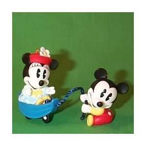  Make Believe Boat Mickey and Minnie Mouse 1998 Hallmark 