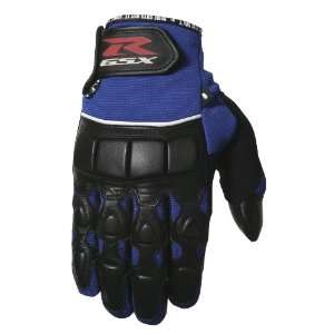   Rocket Suzuki Fuel Mens Motorcycle Gloves Blue/Black Small S 0756 2202