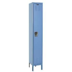 MB Marine Blue Steel Premium Wardrobe Locker, 1 Wide with 1 Opening, 1 