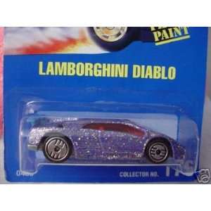   Hot Wheels 1991 164 Scale Metal Flake Lamborghini Diablo Die Cast Car