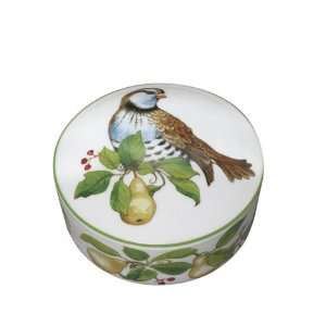   Partridge in a Pear Tree Covered Porcelain T Patio, Lawn & Garden