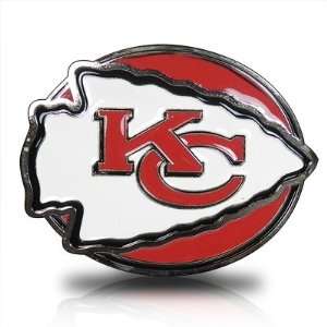   Kansas City Chiefs 3D Logo Trailer Tow Hitch Cover, Official Licensed