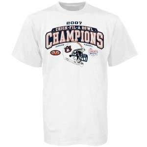  Auburn Tigers 2007 Chick fil A Bowl Champions T shirt 