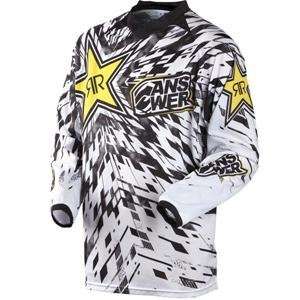   Racing 2012 Rockstar Jersey Vented White (Small 45 1039) Automotive