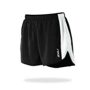  2XU Run Short/Med Leg Xxlarge Black/Black Sports 