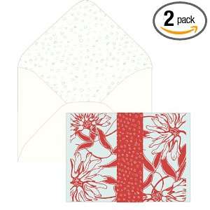 Gina B. Sarah Eclectic Note Cards (Box of 8 Notes, 8 Wraps and 8 
