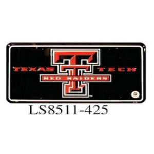  Texas Tech Metal License PlatesTag Auto Vehicle Car Front 