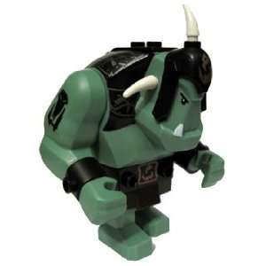   Troll (Sand Green, Black Armor)   LEGO Castle Minifigure Toys & Games