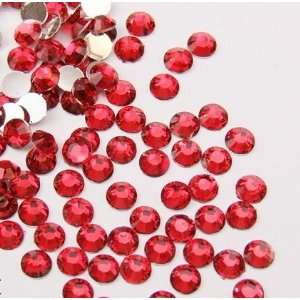   Round Brilliant 14 Cut 3mm   10ss Deep Red Arts, Crafts & Sewing
