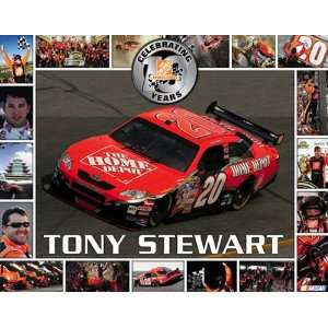  Tony Stewart 10th Anniversary Poster