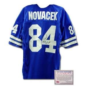  Jay Novacek Dallas Cowboys NFL Hand Signed Authentic Style 