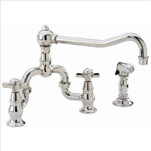   Faucet with Solid Brass Pullout Side Spray NB943 03N