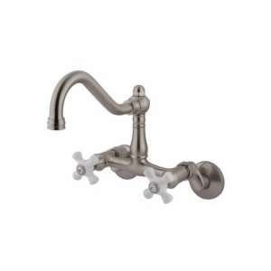  Elements of Design Two Handle Wall Mount Kitchen Faucet 