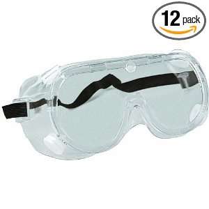  ERB 15149 117S Splash Guard Goggle, Clear, 12 Pack