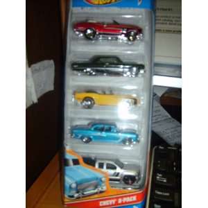 Hot Wheels 5 Car Gift Pack   Chevy Toys & Games