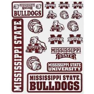  NCAA Mississippi State Bulldogs Small Team Sticker Sheet 