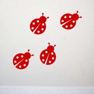 LADY BUGS Wall Girl Baby Room Decal Sticker Decor Kid  Color Classic 