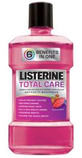  Listerine Total Care Anticavity Mouthwash Cinnamint, 1 