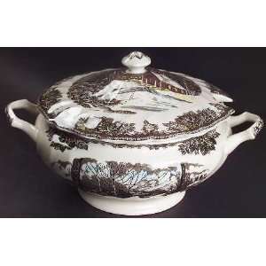 Johnson Brothers Friendly Village, The (England 1883) Tureen with 