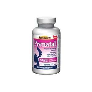  Prenatal Formula Tabs Sdwn Size 100 Health & Personal 