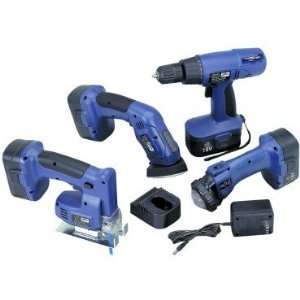  Drill Master 18 Volt Cordless 4 Tool Combo Pack 