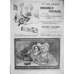  1894 ADVERTISEMENT GERAUDELS PASTILLES COUGH FASSETT 