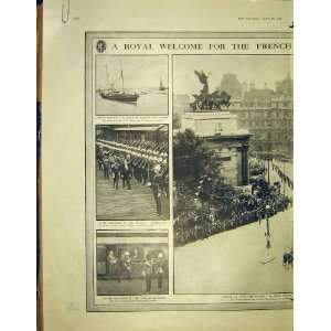  Royal French President Poincare London Print 1913