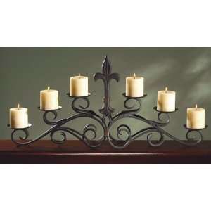  Fleur de Lis Candleholder