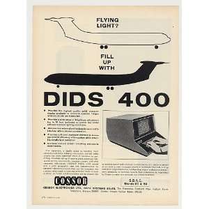  1966 Cossor DIDS 400 Aviation Data Computer Display Print 