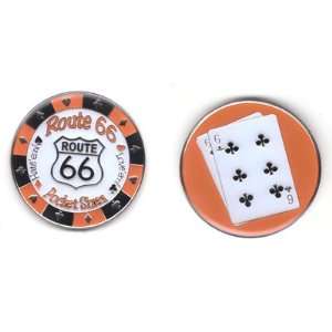  Route 66 (Pocket Sixes) Poker Card Cover Protector Sports 
